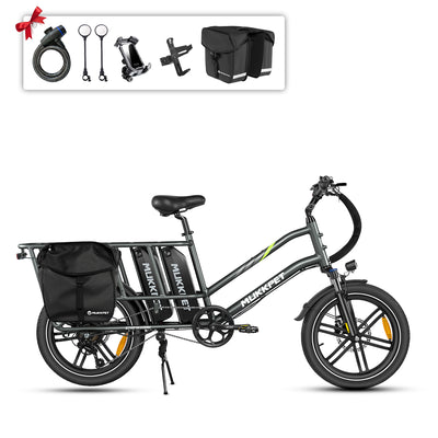 Mukkpet Stepwagon Dual-Battery Cargo E-Bike