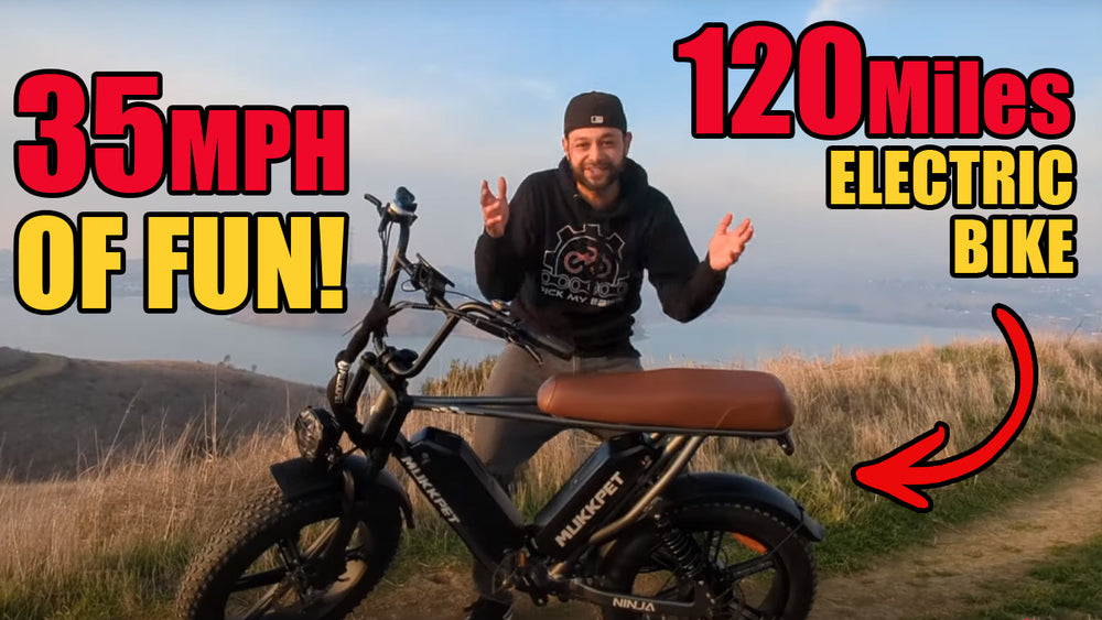 35MPH Moped Style Ebike!