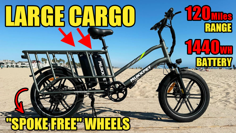 30AH Dual Battery Cargo Ebike is Low Maintenance