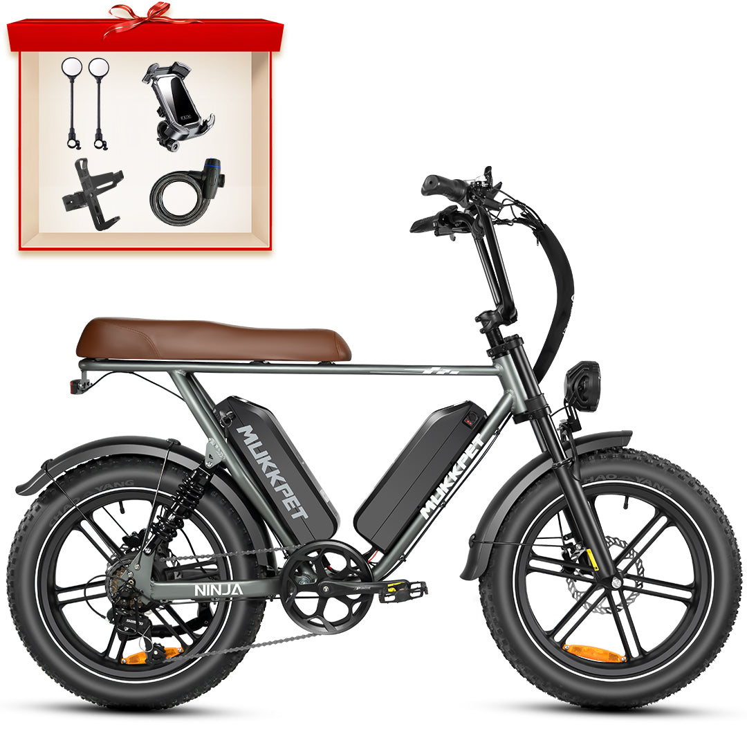 Mukkpet NINJA Moped-Style E-Bike