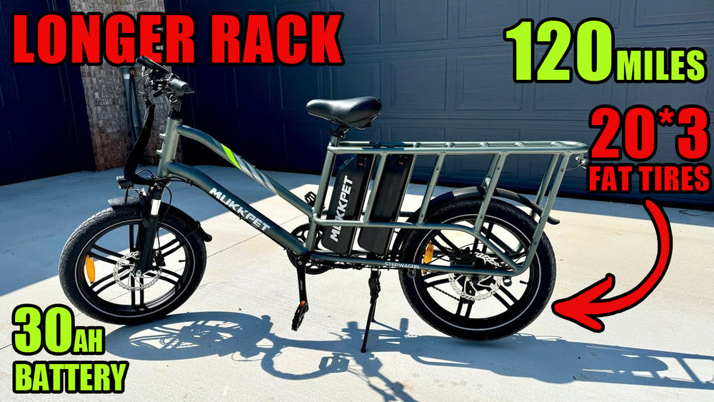 The Mukkpet Stepwagon Dual Battery Cargo eBike is an AMAZING DEAL!