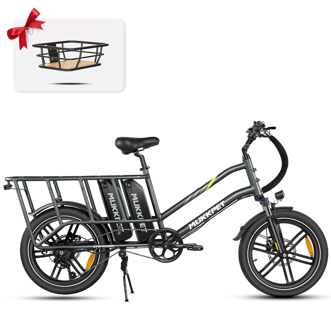 Mukkpet Stepwagon Dual-Battery Cargo E-Bike