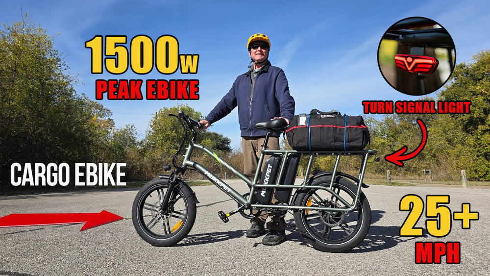 Looking for a Cargo E-Bike? Check out the Mukkpet Stepwagon!