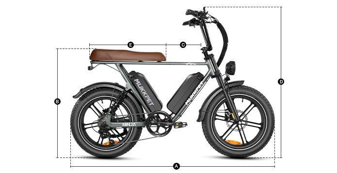 Mukkpet NINJA Moped-Style E-Bike – mukkpet bike