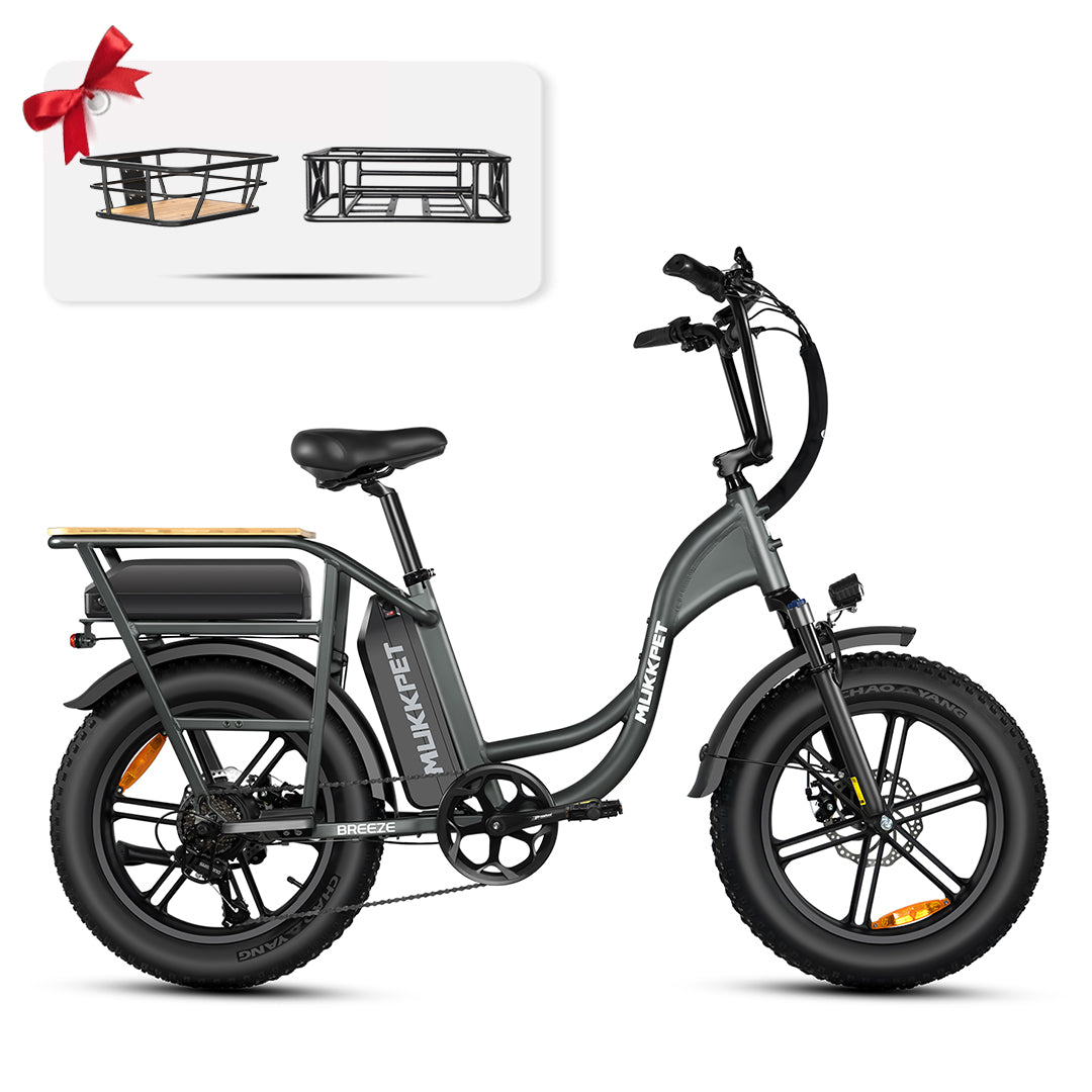 Mukkpet Breeze Dual-Battery Cargo eBike