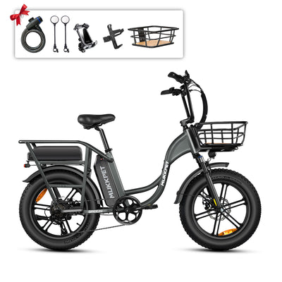 Mukkpet Breeze Dual-Battery Cargo eBike