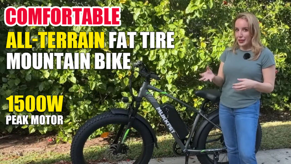 Comfortable All-terrain Fat Tire Bike 👍😄