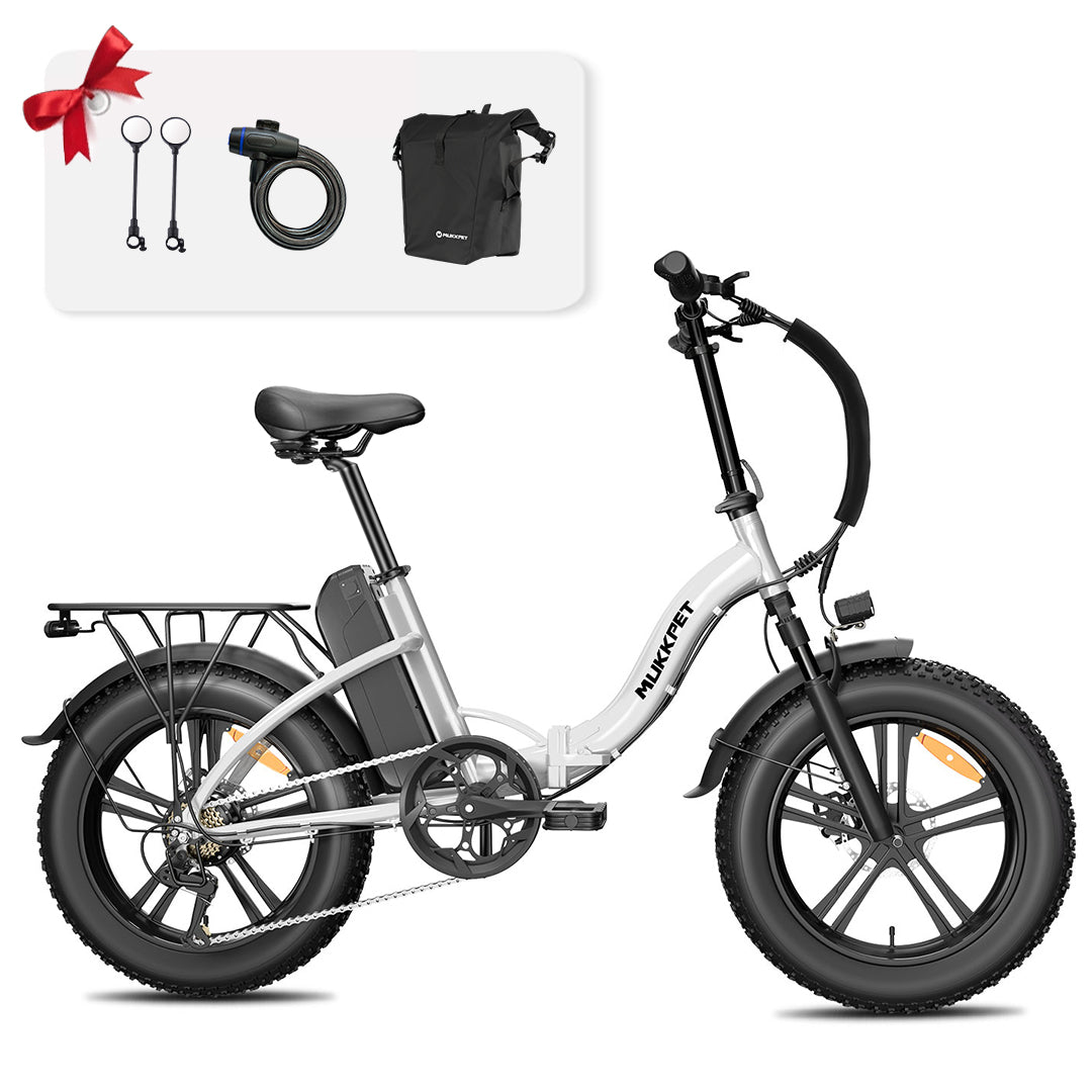 Mukkpet GL Foldable Fat Tire E-bike