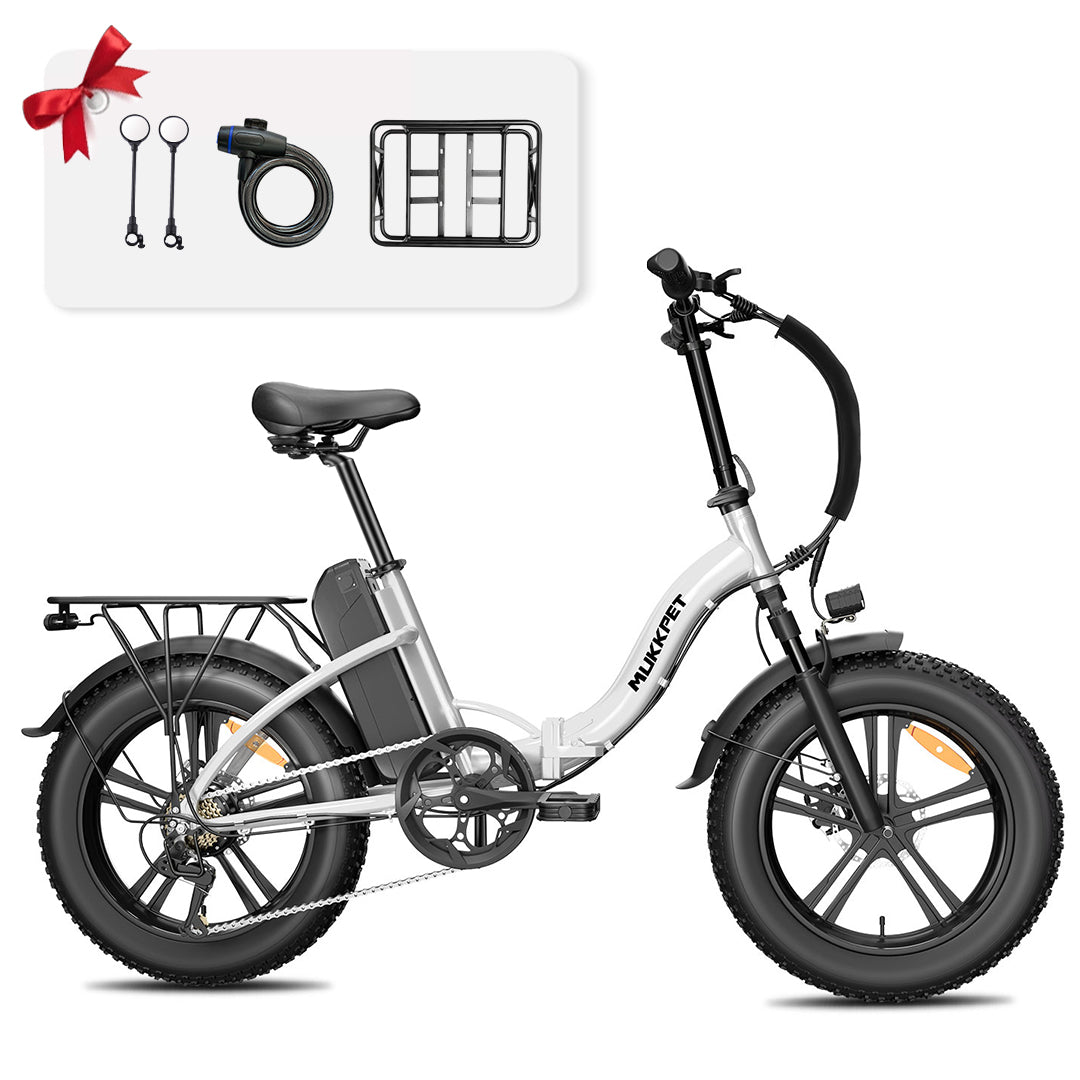 Mukkpet GL Foldable Fat Tire E-bike