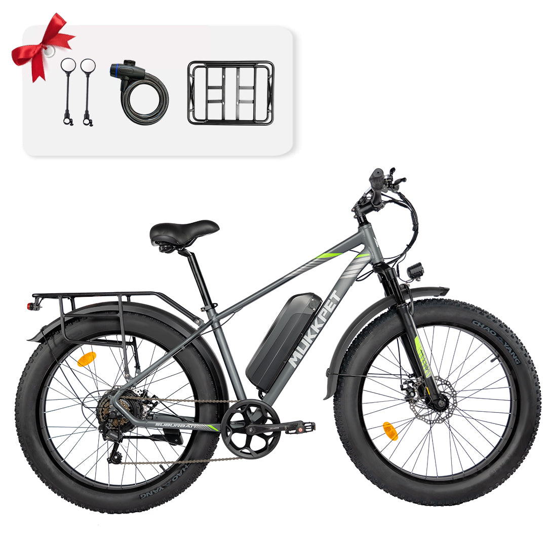 Mukkpet Suburban 1500W Peak E-bike