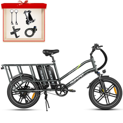 Mukkpet Stepwagon Dual-Battery Cargo E-Bike