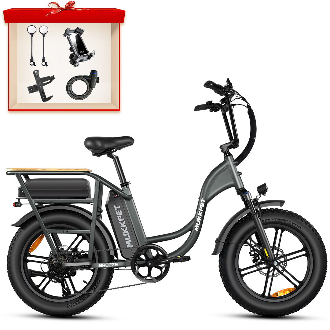 Mukkpet Breeze Dual-Battery Cargo eBike