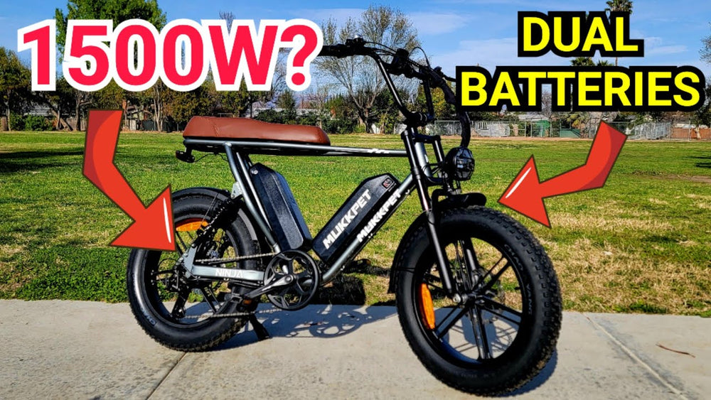 Powerful? Mukkpet Ninja Dual Battery Electric Bike Review